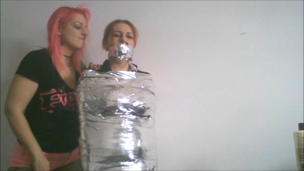 Mummified By Her Lesbian Lover GagTheGirl