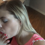 Toe sucking the bound and tape gagged girl
