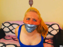 Tape Gagged Blonde