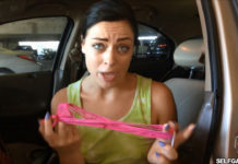 self bondage and panty gagged