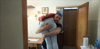 Italian College Girl: Tape Bound, Panty Gagged and Carried Over His Shoulder!