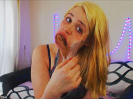 Clearly Mouth Stuffed, Clearly Tape Gagged! Anne Dville mouth stuffed and tape gagged at selfgags