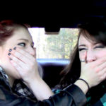 Handgagging Sisters Dakota Charms And Gemi Blossom Does Hand Over Mouth On Each Other