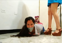 Latina Mom Hogtied And Gagged By Grounded Daughter