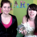 Sexy Sisters Gags Brother With Their Dirty Panties 1