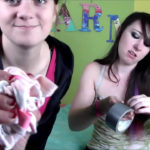 Sexy Sisters Gags Brother With Their Dirty Panties 3