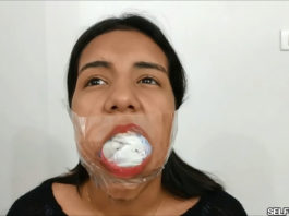 19 year old latina girl sock gagged