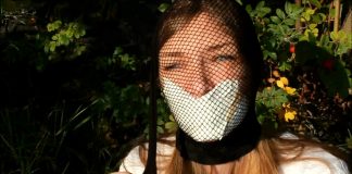 Cute Glamour Model Gagged In The Great Outdoors