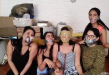 Multiple girls gagged