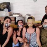 Five sexy latina girls gagged for fetish video