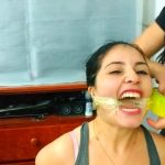 Massively Duct Tape Wrap Gagged By Dominant Latina BDSM Stepmom