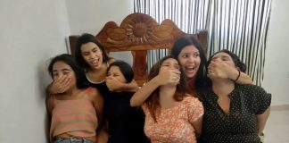 Multiple Latina Girls Hand Gagged And Smothered By Friends Multiple latina girls does sexy handsmother bound handgag friends stuck in bondage