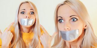 Is It Normal To Have A Gag Fetish? Wide-Eyed Blonde Girl Gagged With Duct Tape