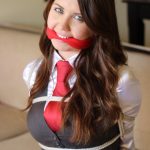 Chrissy Marie Cleave Gagged Business Woman for Hollyrope