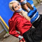 Chrissy Marie Tied With Blonde For Hollyrope Bondage