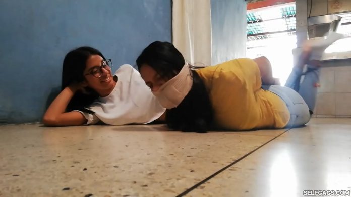 Best Friend Bound And Gagged For Texting Another Girl's Boyfriend