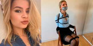 Danish Blonde Secretary In Bondage Danish Secretary In Bondage