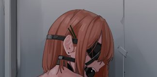 The Corner Of Shame – Bondage Art Blindfolded hentai girl in BDSM