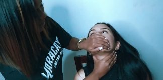 Another Sexy Hand Gagging By Black Beauty Sexy FF HOM Handgag