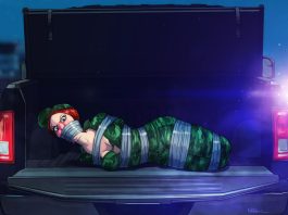 Kidnapped Military Girl – Bondage Art