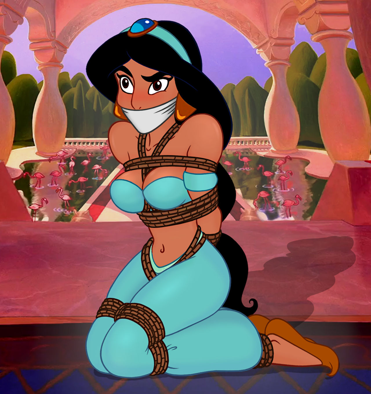 Princess jasmine bondage
