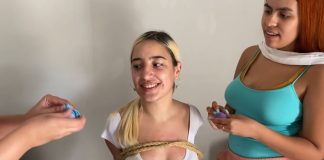 Jessi’s First Time In Bondage Girl tied up for the first time