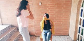 Friends Doing A Damsel In Distress Audition Bondage girl in damsel in distress video