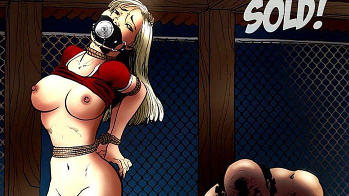 Blonde BDSM Girl Bondage Comics