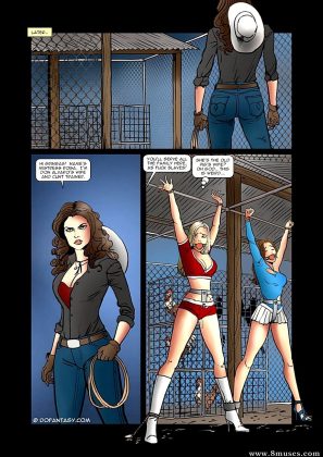 Kidnapped Cheerleaders Sold - BDSM Comics