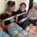 Four women bound and gagged