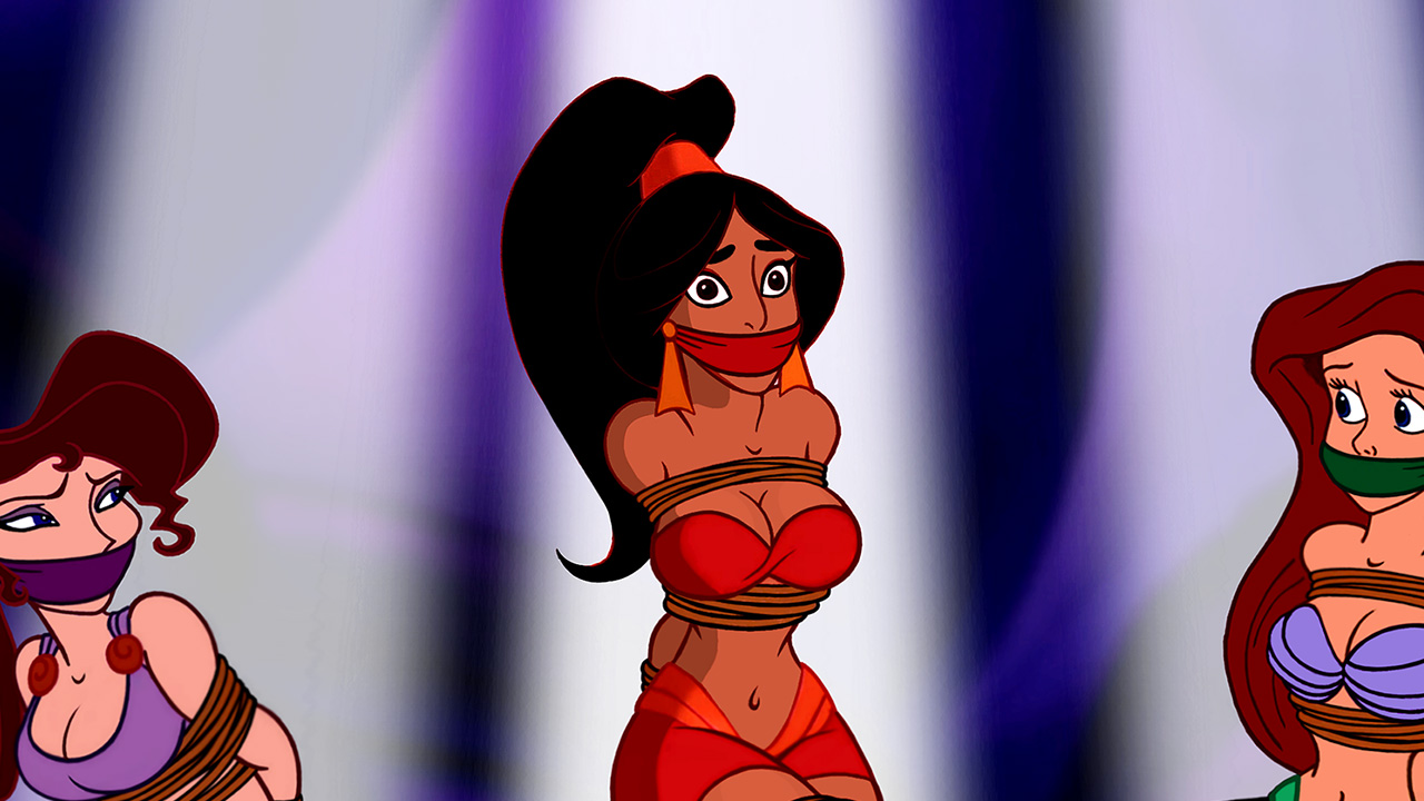 Disney Fairies Porn Bdsm - Jasmine, Ariel & Megara In Bondage | GagTheGirl