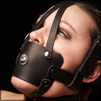 Sex Toy Muzzle Gagged Woman