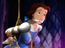 Belle Punished With Rope – Fan Art Bondage Disney Princess Belle In Bondage