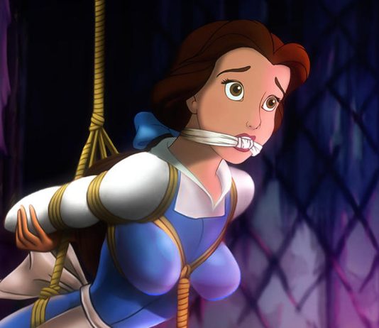 Belle Punished With Rope – Fan Art Bondage Disney Princess Belle In Bondage