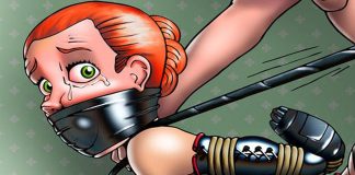 Dethroned Domina – Bondage Art BDSM Domina Gagged Tight