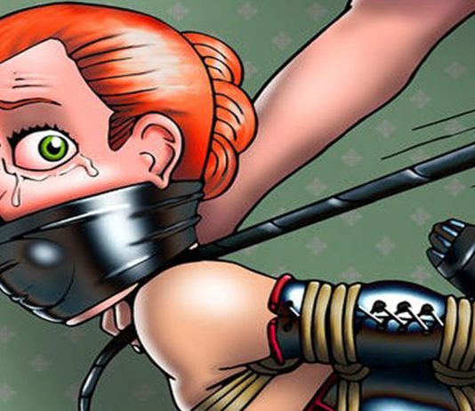 Dethroned Domina – Bondage Art BDSM Domina Gagged Tight