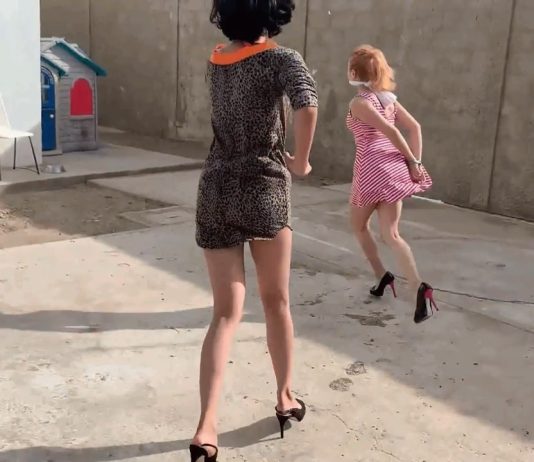 Kidnapped Damsel Tries To Escape Bound and gagged girl tries to escape