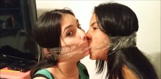 Gag Kissing Girls United In Bondage Two bound girls gagged kissing