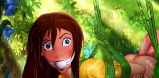 Jane Porter Suspended In The Jungle – Fan Art Bondage