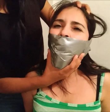 Owning Big Sister With Bondage And Thorough Gagging! Duct tape gagged big sister