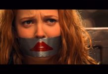 Drew Barrymore Tape Gagged