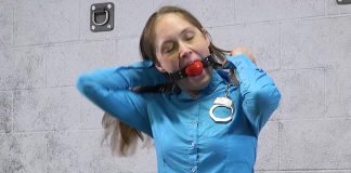 Rachel Adam’s Bondage Therapy Rachel Adams Ball gagging herself