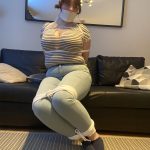 OTM Gagged Girl In Jeans Bondage (1)