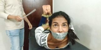 Hogtied Beauty Has Feet Whipped And Worshipped – Selfgags Hogtied-Bondage-Beauty-Feet-Whipped-And-Worshipped