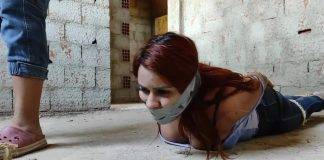 Hot Study Buddy Hogtied Helpless In Old Prison – Selfgags Hot Study Buddy Hogtied Barefoot And Left Tape Gagged And Helpless In An Old Prison