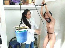 The Lesbian Pussy Doctor Loves Crotchrope Bondage – Part 2 – Selfgags The Lesbian Pussy Doctor Loves Crotchrope Bondage