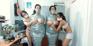 Tit Groping Our Mummified Stepmom And Her Lesbian Bondage Partner – Selfgags Tit-Groping-Our-Mummified-Stepmom-And-Her-Lesbian-Bondage-Partner