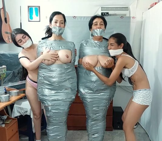 Tit Groping Our Mummified Stepmom And Her Lesbian Bondage Partner – Selfgags Tit-Groping-Our-Mummified-Stepmom-And-Her-Lesbian-Bondage-Partner