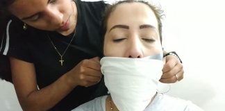 Who Can Make The Biggest Gags? – Selfgags Heavily gagged with duct tape and an otm scarf gag