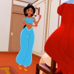 Ariel-Tied-Gagged-By-Princess-Jasmine